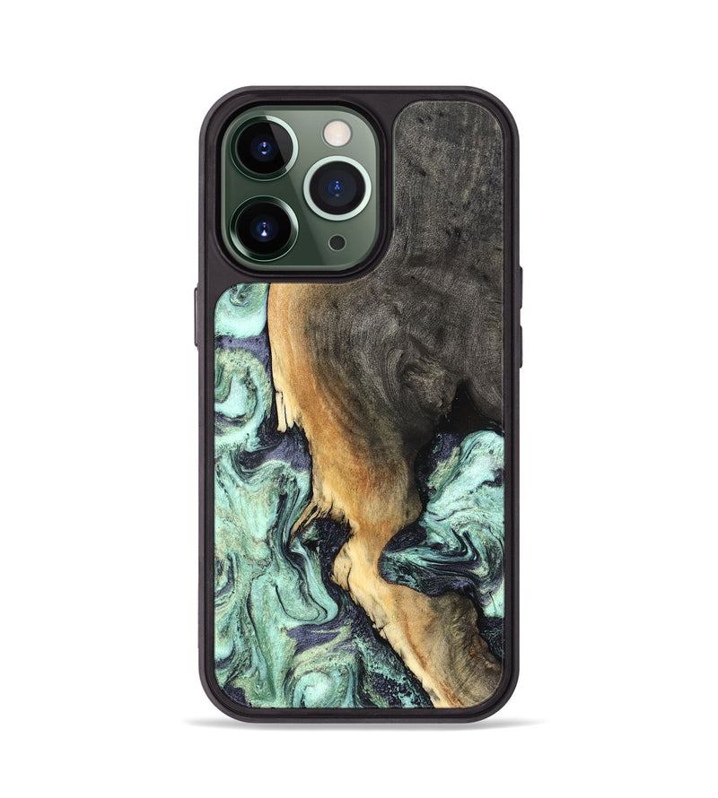 iPhone 13 Pro Wood Phone Case - Damir (Green, 832816)
