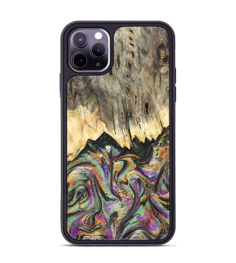 iPhone 11 Pro Max Wood Phone Case - Alora (Green, 832817)