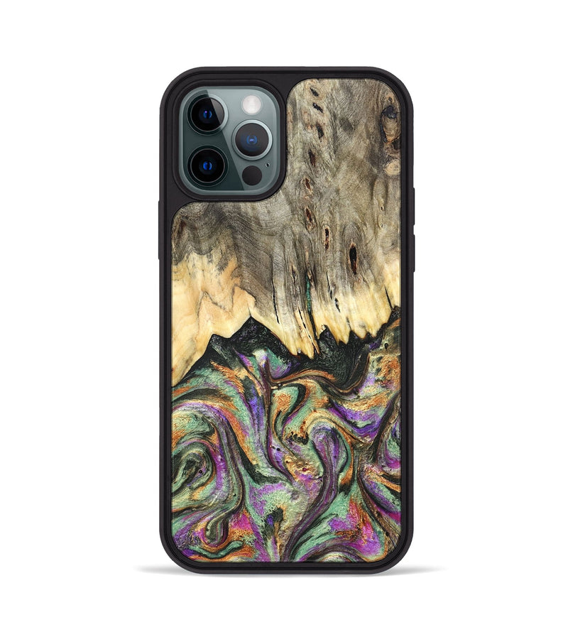 iPhone 12 Pro Wood Phone Case - Alora (Green, 832817)