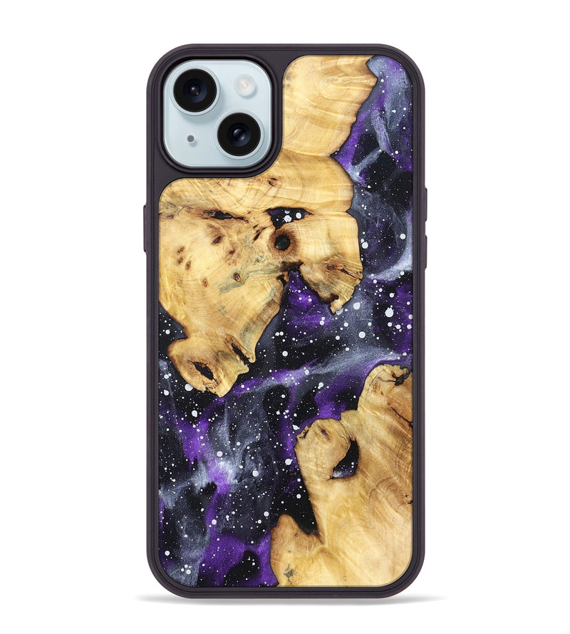iPhone 15 Plus Wood Phone Case - Natalya (Cosmos, 832820)