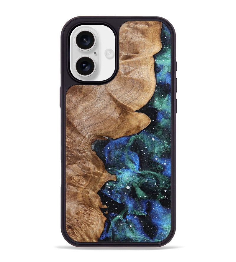 iPhone 16 Plus Wood Phone Case - Evelyne (Cosmos, 832821)