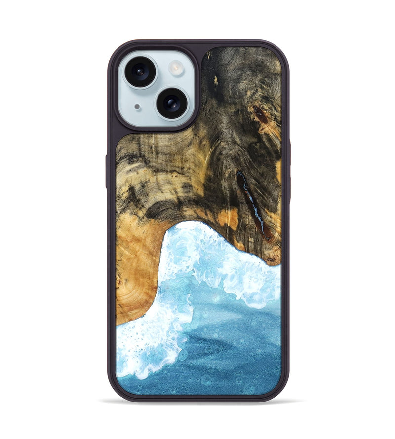iPhone 15 Wood Phone Case - Kiaan (Coastal, 832829)