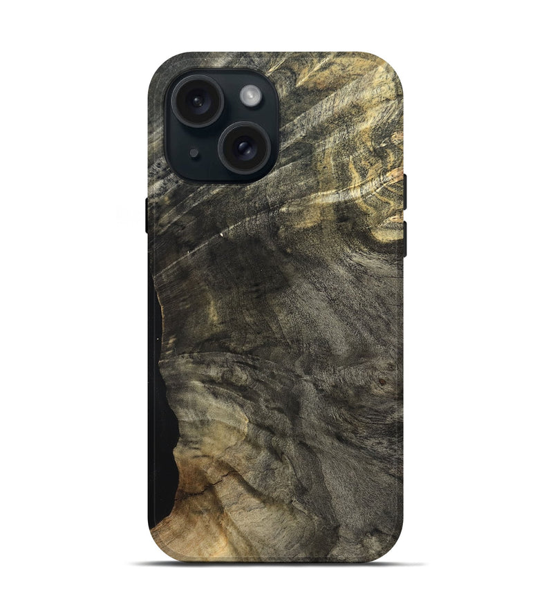 iPhone 15 Wood Live Edge Phone Case - Jakayla (Solid Wood, 832843)