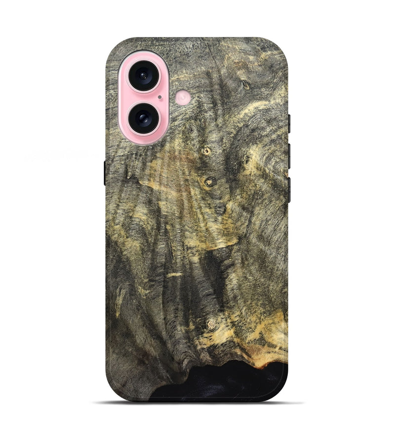 iPhone 17 Wood Live Edge Phone Case - Nya (Solid Wood, 832844)