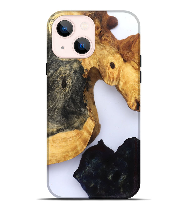 iPhone 14 Plus Wood Live Edge Phone Case - Kayden (Clear, 832845)