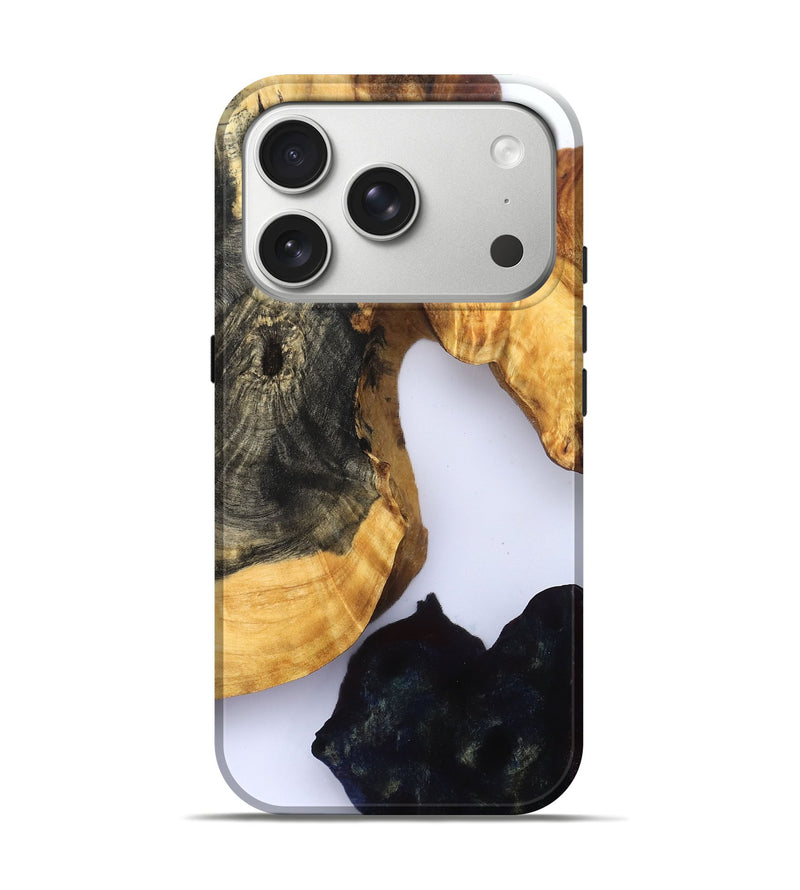 iPhone 17 Pro Wood Live Edge Phone Case - Kayden (Clear, 832845)