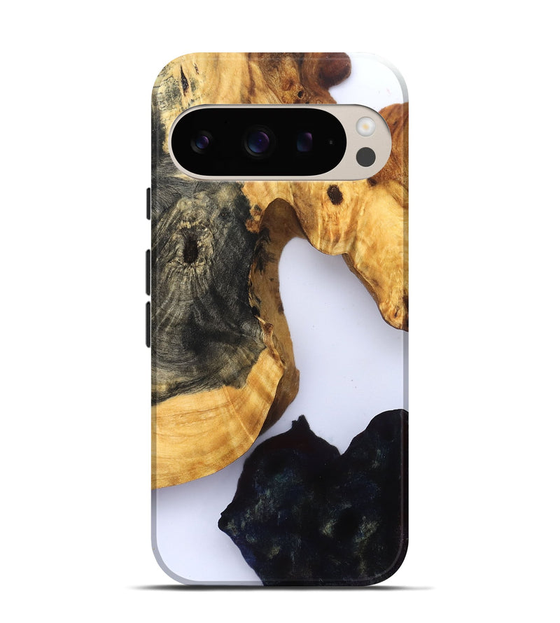 Pixel 9 Pro Wood Live Edge Phone Case - Kayden (Clear, 832845)
