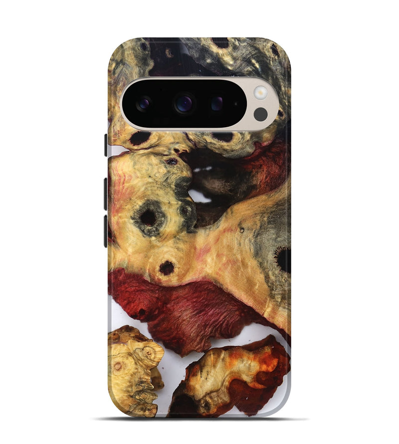 Pixel 10 Pro Wood Live Edge Phone Case - Eliam (Clear, 832848)