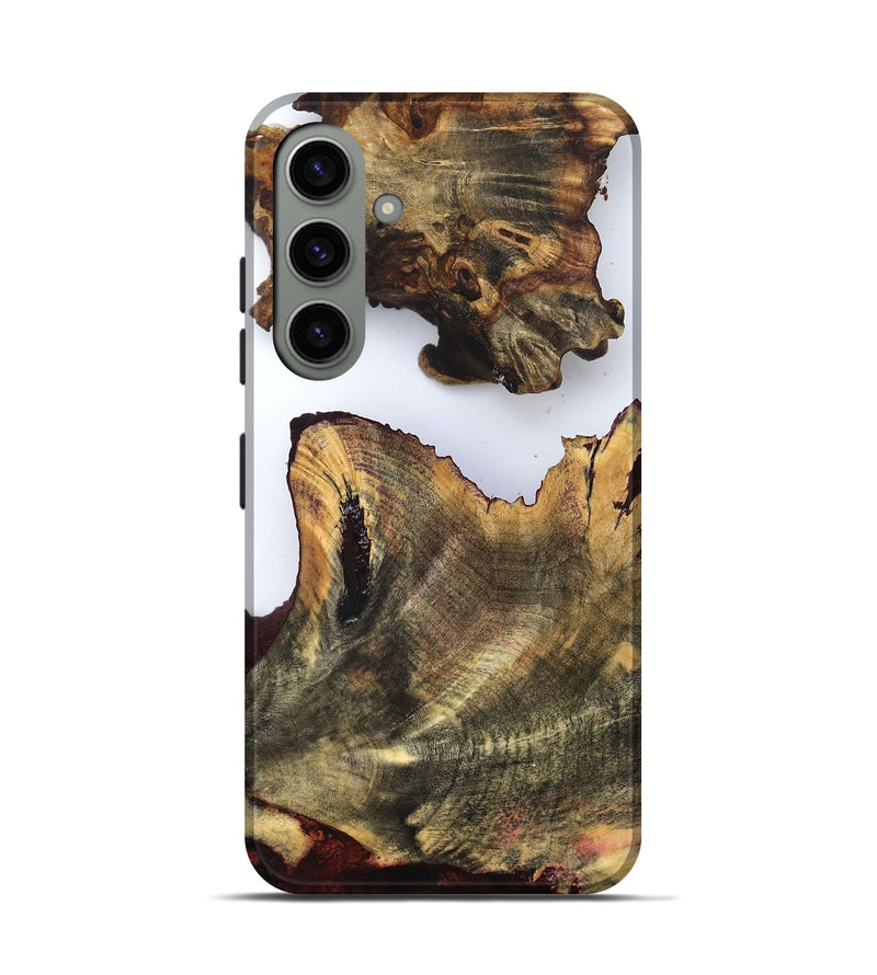 Galaxy S24 Wood Live Edge Phone Case - Carey (Clear, 832849)