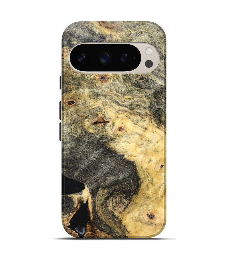 Pixel 9 Pro Wood Live Edge Phone Case - Mable (Solid Wood, 832853)