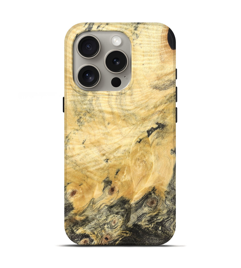 iPhone 16 Pro Wood Live Edge Phone Case - Kortney (Solid Wood, 832855)