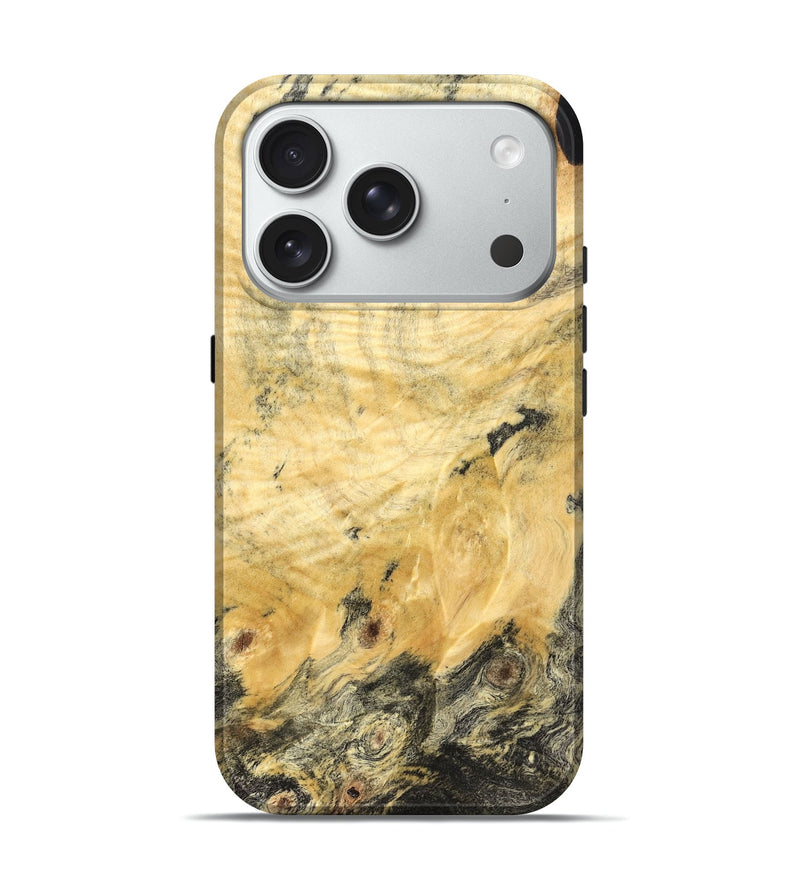 iPhone 18 Pro Wood Live Edge Phone Case - Kortney (Solid Wood, 832855)