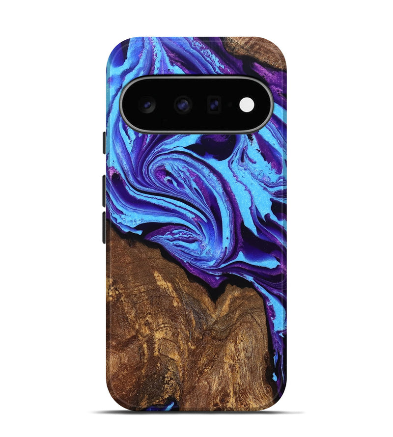 Pixel 11 Wood Live Edge Phone Case - Trevor (Purple, 832865)
