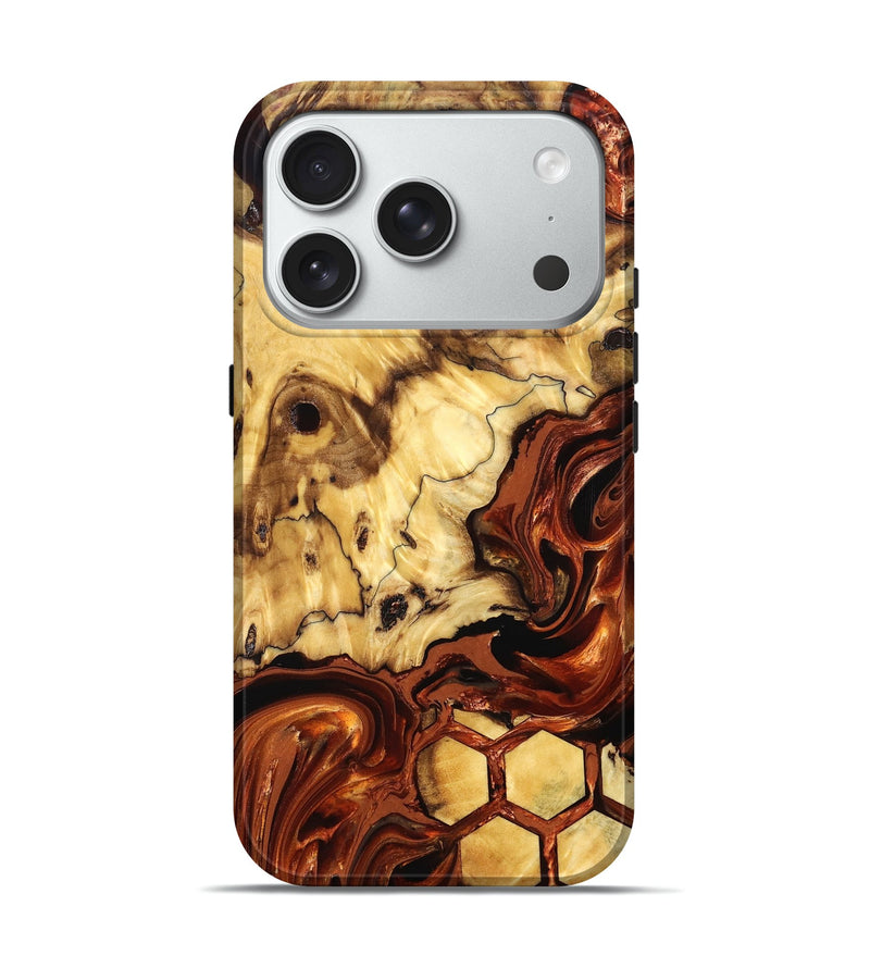 iPhone 18 Pro Wood Live Edge Phone Case - Murphy (Pattern, 832867)