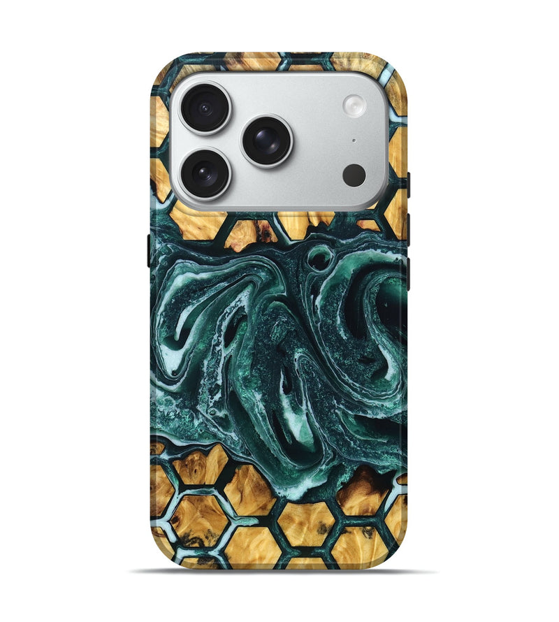 iPhone 18 Pro Wood Live Edge Phone Case - Jerald (Pattern, 832868)