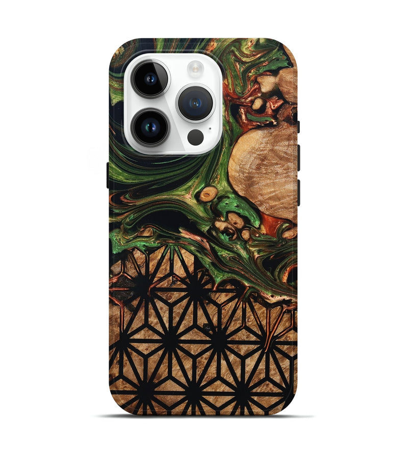 iPhone 15 Pro Wood Live Edge Phone Case - Thad (Pattern, 832869)