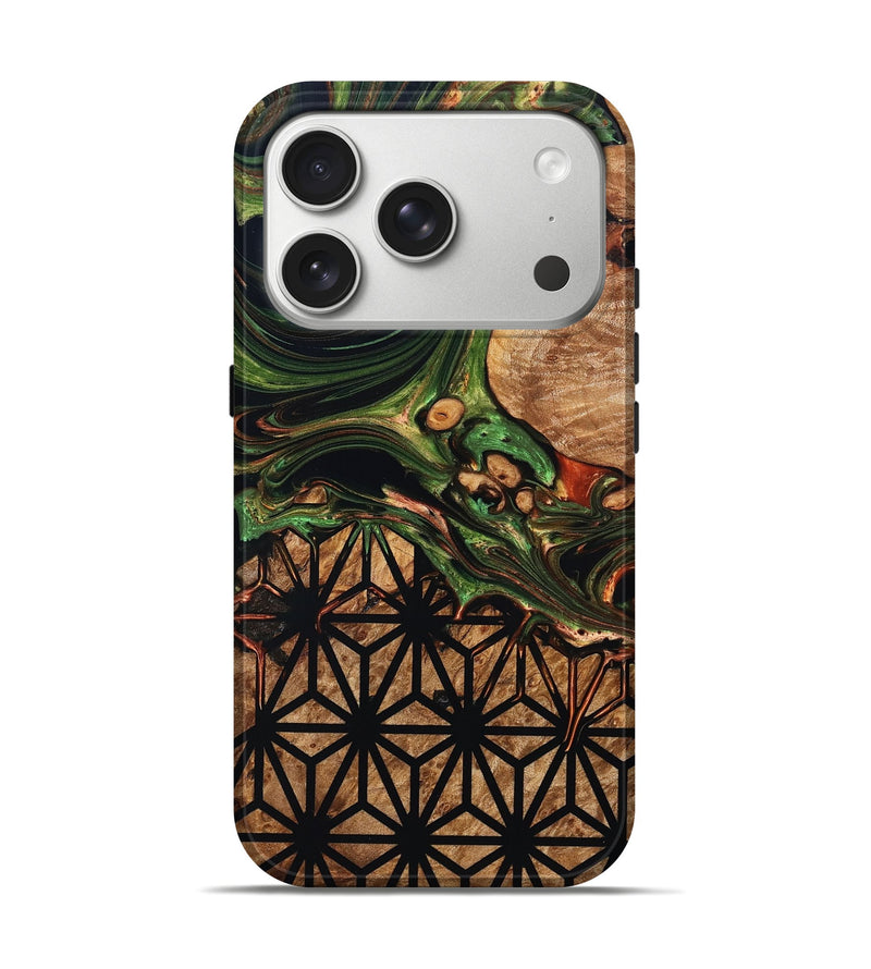 iPhone 17 Pro Wood Live Edge Phone Case - Thad (Pattern, 832869)