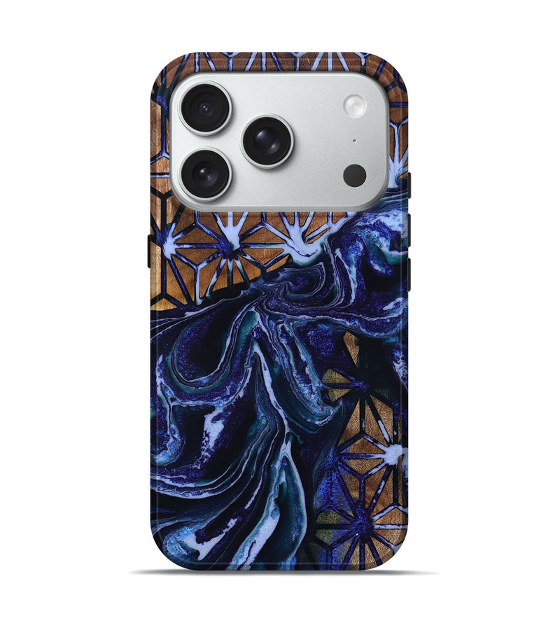 iPhone 18 Pro Wood Live Edge Phone Case - Lilyana (Pattern, 832870)