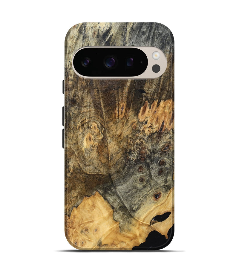 Pixel 10 Pro Wood Live Edge Phone Case - Iva (Solid Wood, 832881)