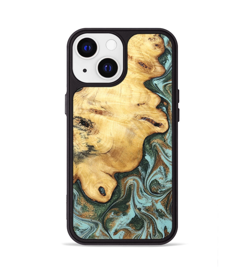iPhone 13 Wood Phone Case - Guido (Green, 832885)