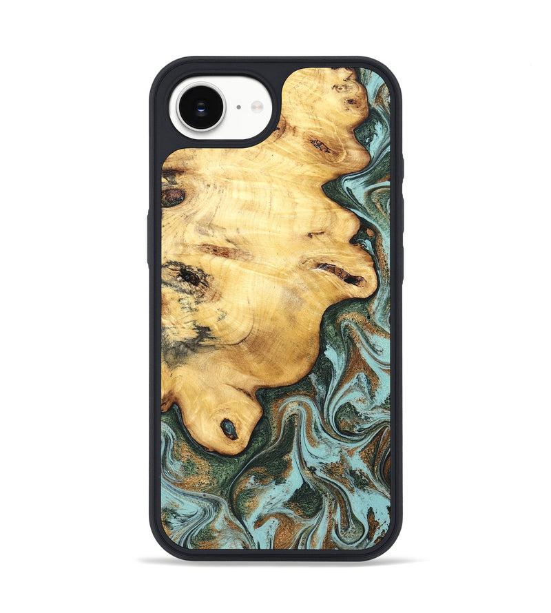 iPhone 17e Wood Phone Case - Guido (Green, 832885)