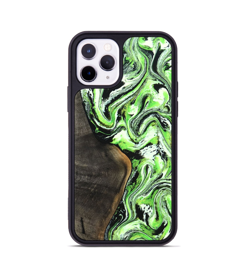 iPhone 11 Pro Wood Phone Case - Ellie (Neon, 832886)