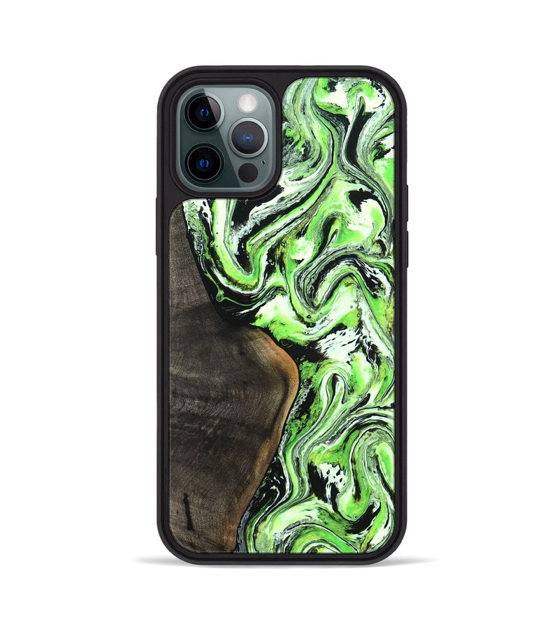 iPhone 12 Pro Wood Phone Case - Ellie (Neon, 832886)