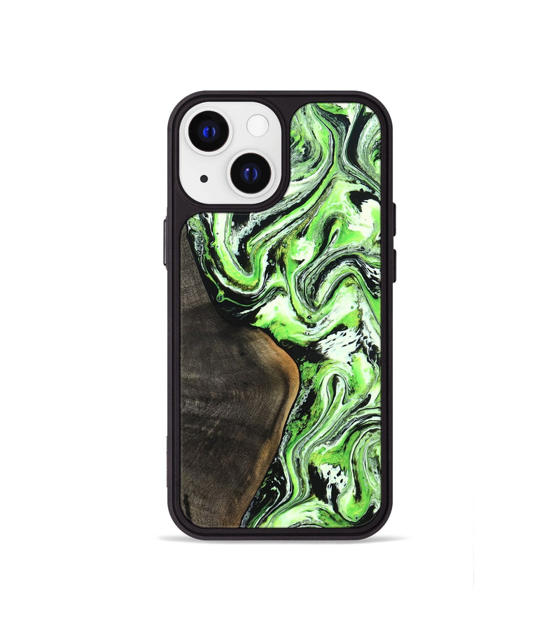 iPhone 13 mini Wood Phone Case - Ellie (Neon, 832886)