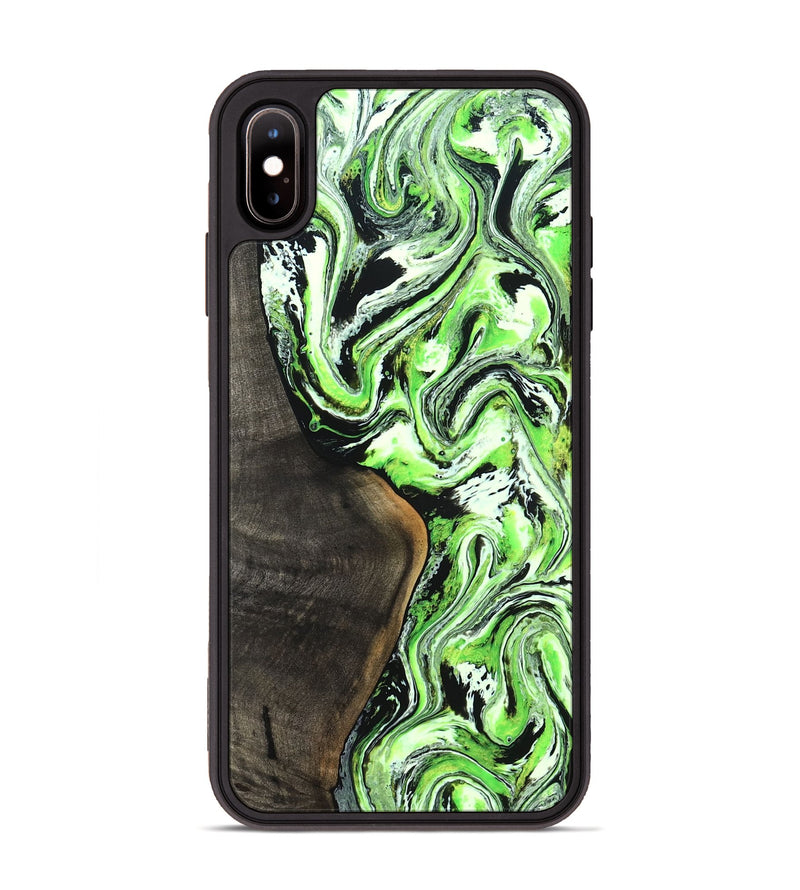 iPhone Xs Max Wood Phone Case - Ellie (Neon, 832886)