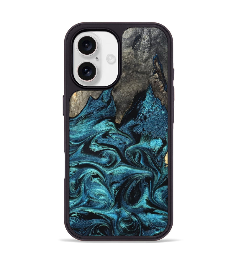 iPhone 17 Wood Phone Case - Elma (Blue, 832888)