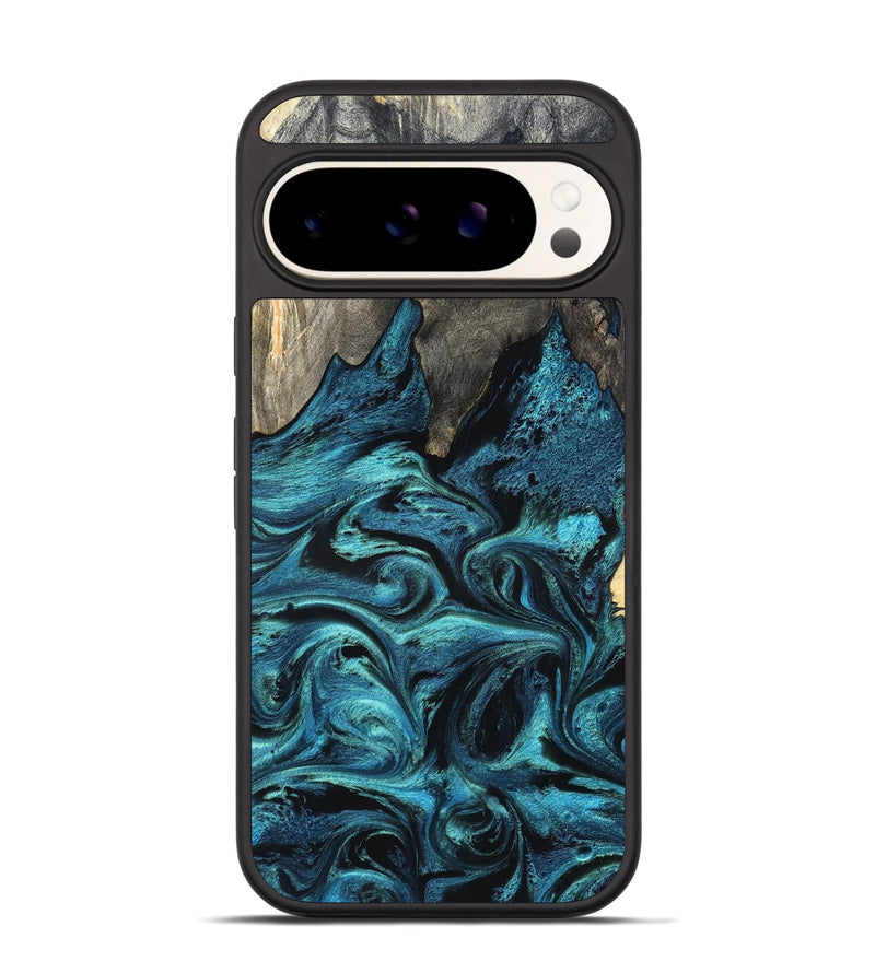Pixel 9 Pro Wood Phone Case - Elma (Blue, 832888)