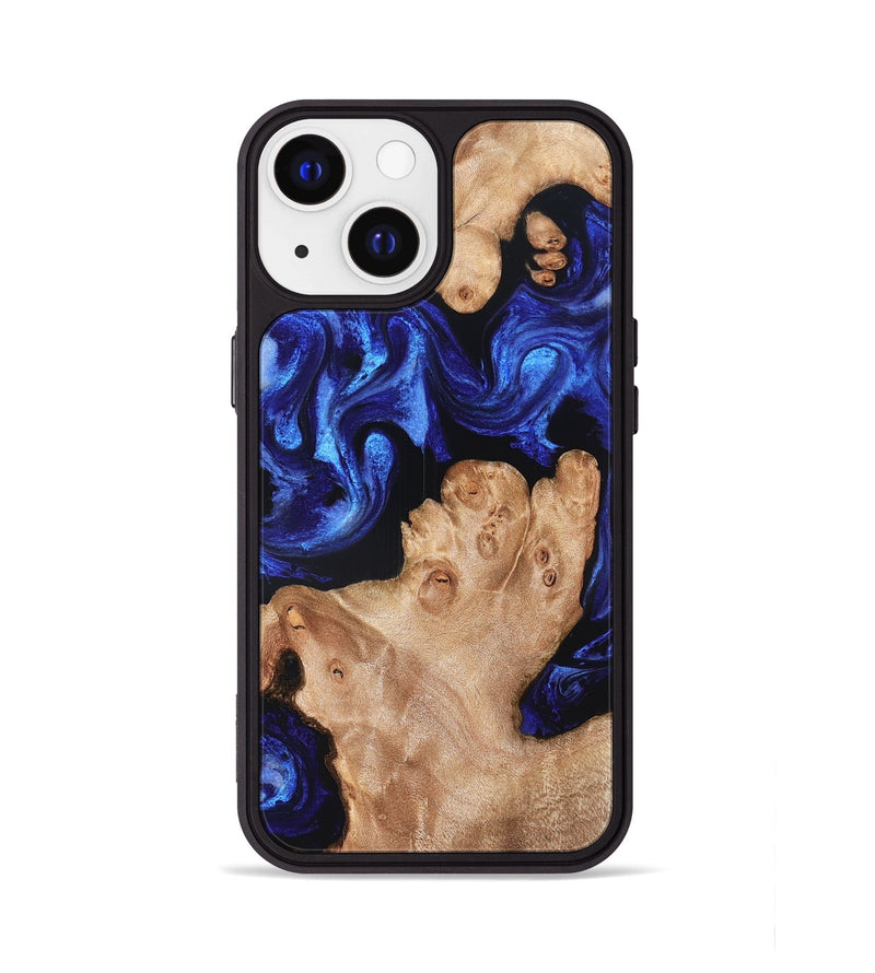 iPhone 13 Wood Phone Case - Sammy (Blue, 832891)
