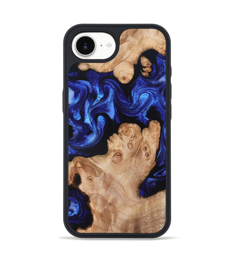 iPhone 17e Wood Phone Case - Sammy (Blue, 832891)
