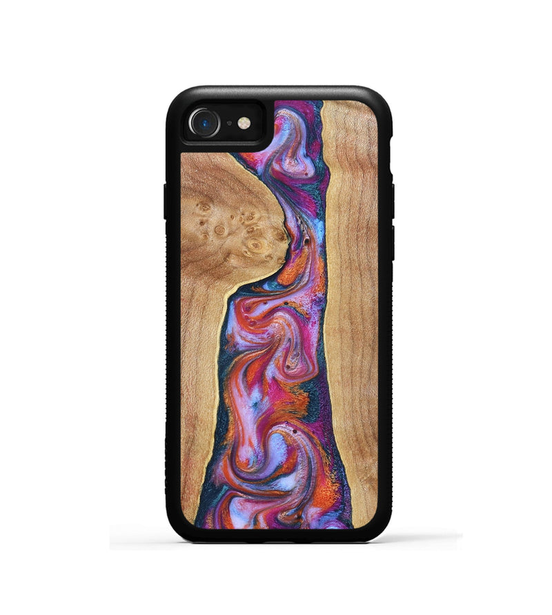 iPhone SE Wood Phone Case - Cade (Blue, 832892)