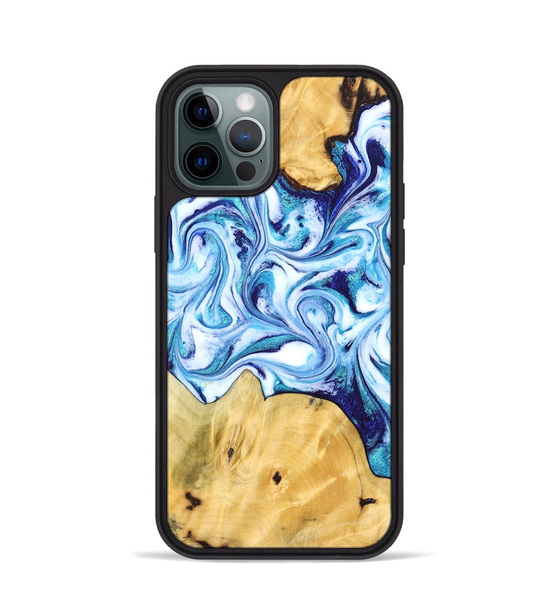 iPhone 12 Pro Wood Phone Case - Karri (Blue, 832893)