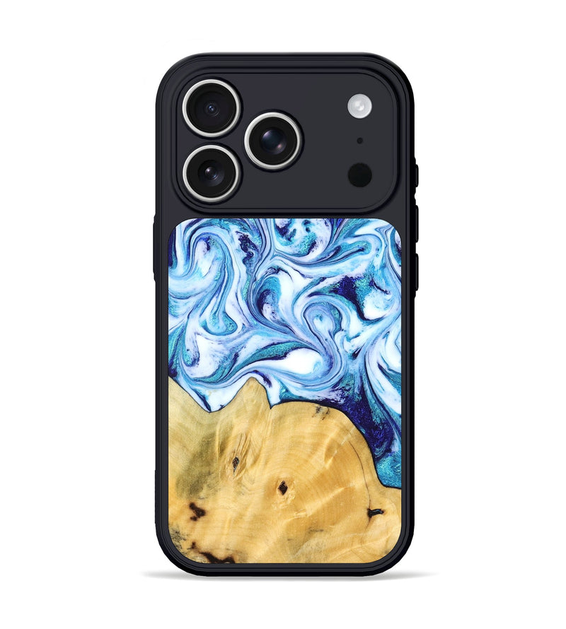 iPhone 17 Pro Wood Phone Case - Karri (Blue, 832893)