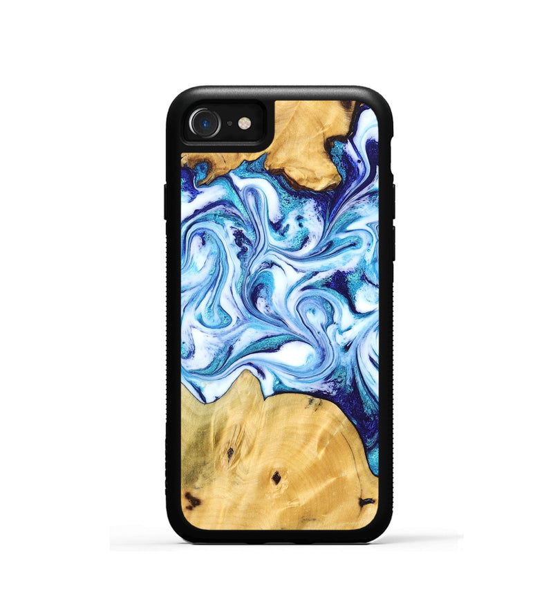 iPhone SE Wood Phone Case - Karri (Blue, 832893)