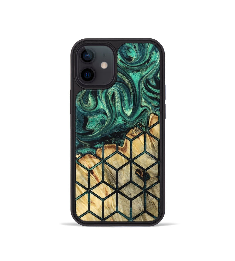 iPhone 12 mini Wood Phone Case - Yasmine (Pattern, 832897)