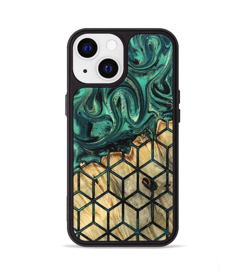iPhone 13 Wood Phone Case - Yasmine (Pattern, 832897)