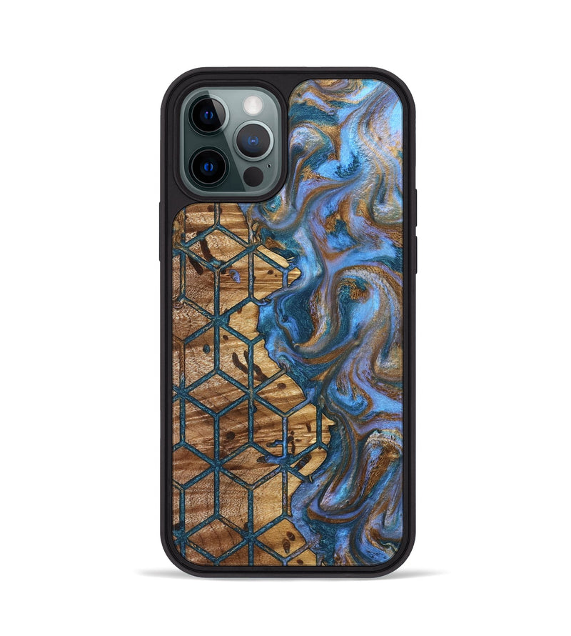 iPhone 12 Pro Wood Phone Case - Avi (Pattern, 832898)
