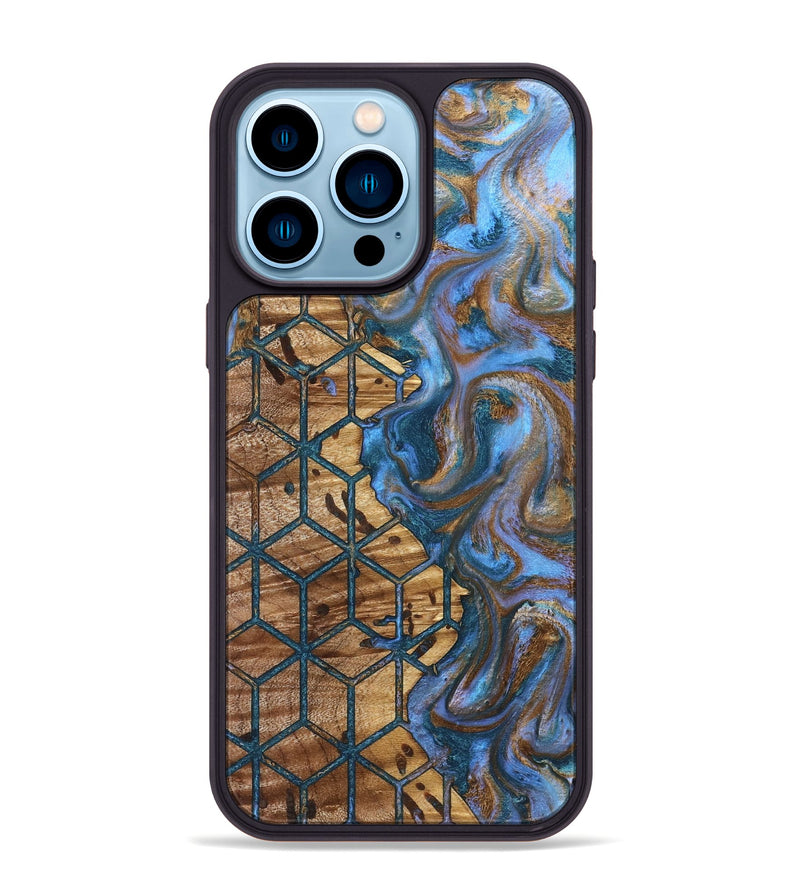 iPhone 14 Pro Max Wood Phone Case - Avi (Pattern, 832898)