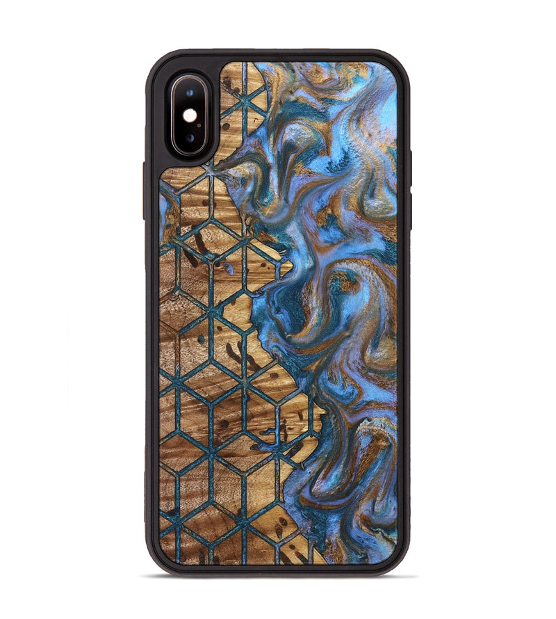 iPhone Xs Max Wood Phone Case - Avi (Pattern, 832898)