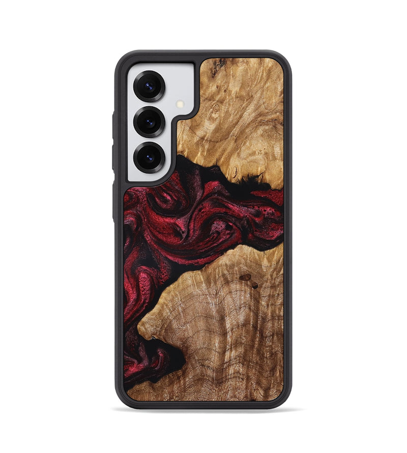 Galaxy S25 Wood Phone Case - Jeanine (Red, 832902)