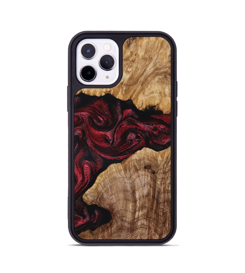 iPhone 11 Pro Wood Phone Case - Jeanine (Red, 832902)