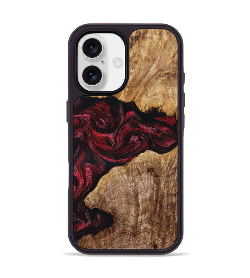 iPhone 17 Wood Phone Case - Jeanine (Red, 832902)
