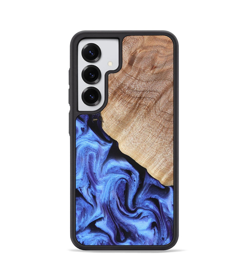 Galaxy S25 Wood Phone Case - Winona (Blue, 832903)