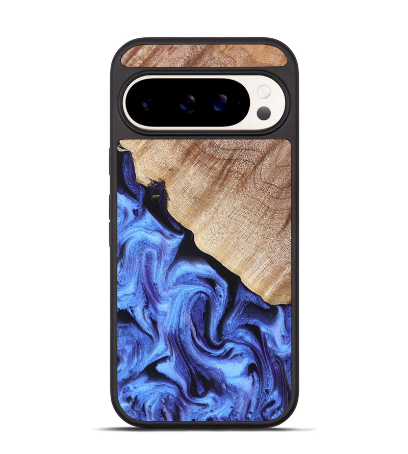 Pixel 9 Wood Phone Case - Winona (Blue, 832903)