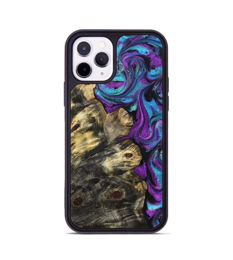 iPhone 11 Pro Wood Phone Case - Bridget (Purple, 832904)