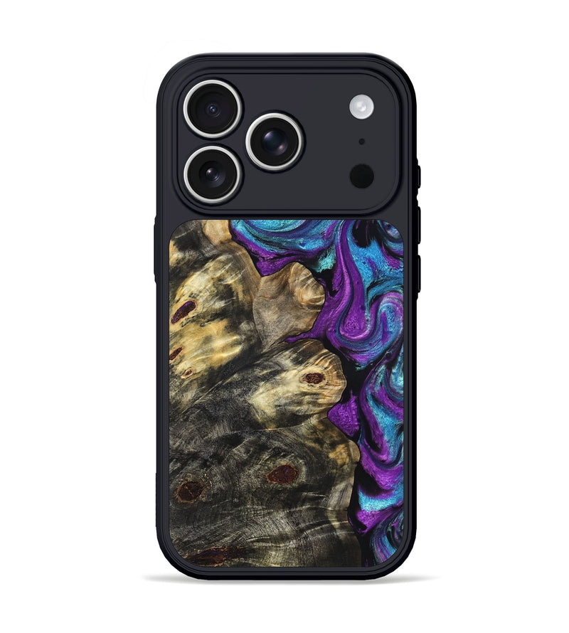 iPhone 17 Pro Wood Phone Case - Bridget (Purple, 832904)