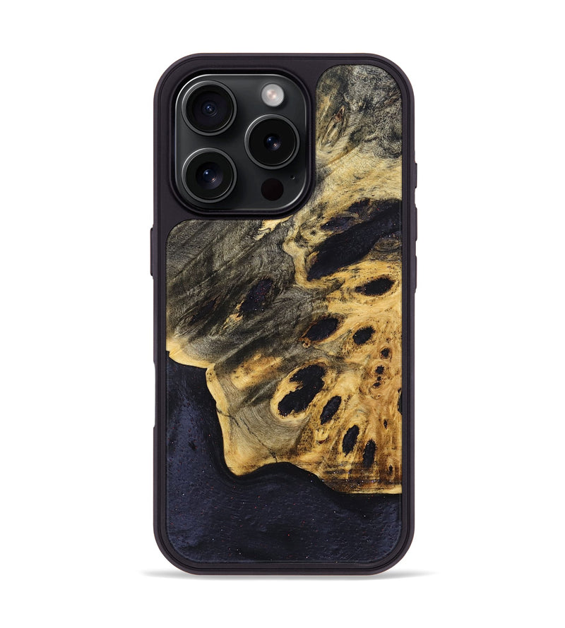 iPhone 16 Pro Wood Phone Case - Olen (Wood Burl, 832905)